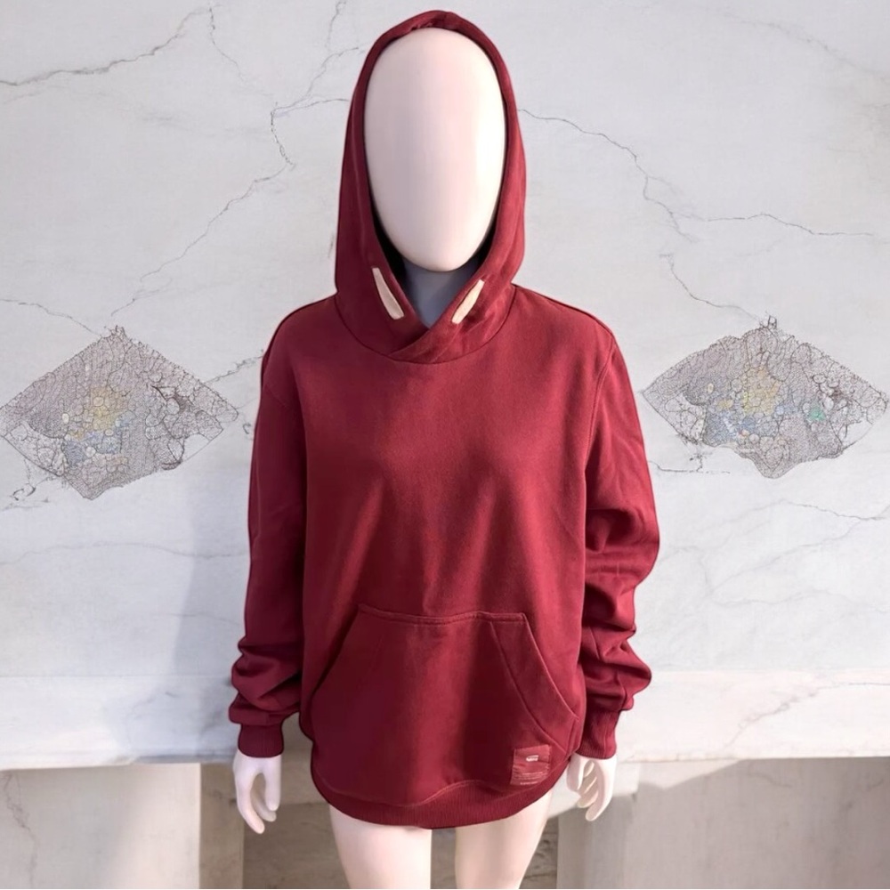 Men’s G Star RAW Pullover Hoodie-SpellOut